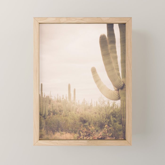 Saguaro Sunrise Mini Art Print Gallery Image 1
