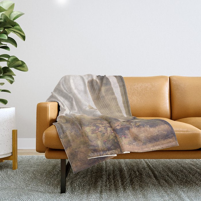Saguaro Sunrise Throw Blanket Gallery Image 1