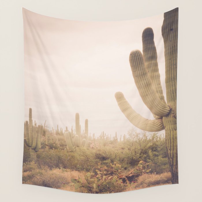 Saguaro Sunrise Wall Tapestry Gallery Image 4