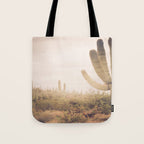 Saguaro Sunrise Tote Bag Gallery Image 1