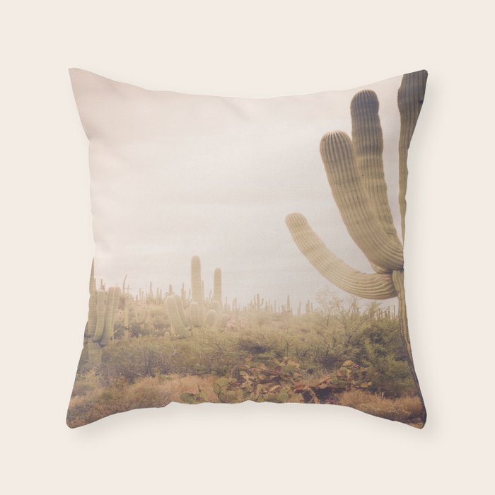 Saguaro Sunrise Throw Pillow Gallery Image 6
