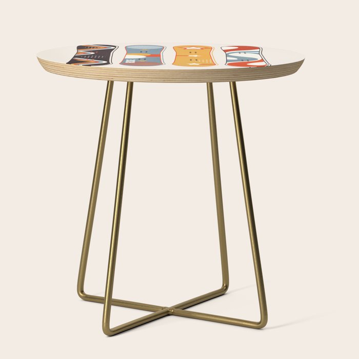 Retro Snowboards  Side Table Gallery Image 1