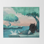 A Quiet Journey Throw Blanket Gallery Image 2