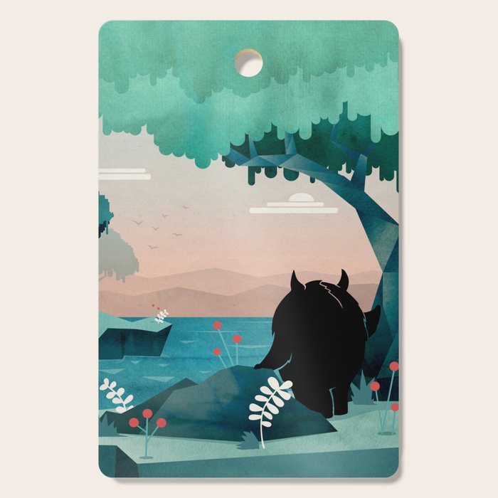 A Quiet Journey Cutting Board Gallery Image 1