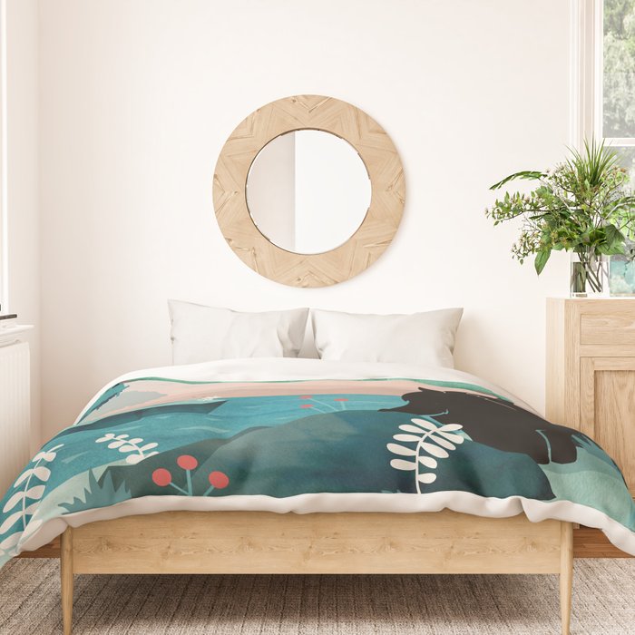 A Quiet Journey Duvet Cover Gallery Image 3