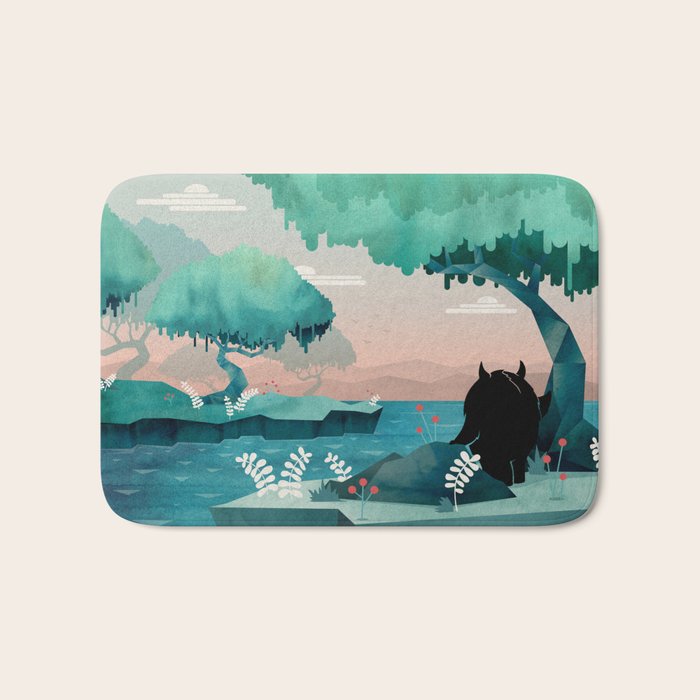 A Quiet Journey Bath Mat Gallery Image 1