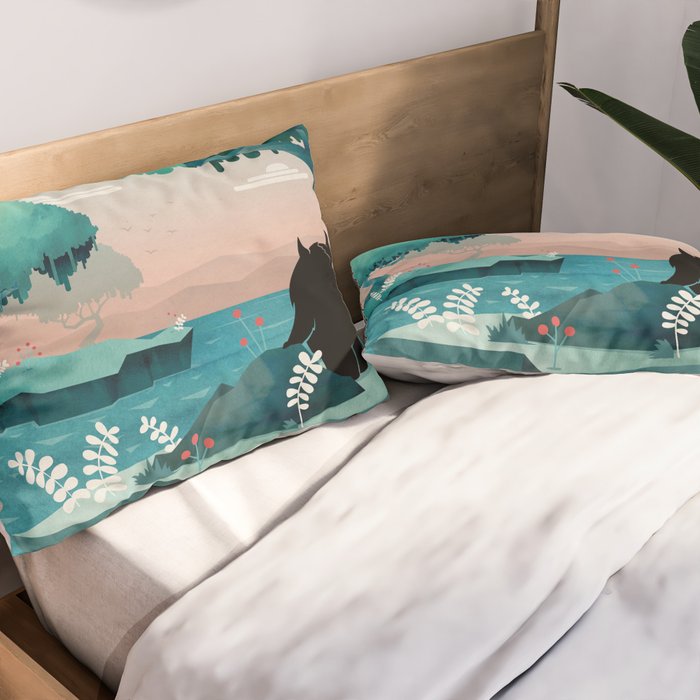 A Quiet Journey Pillow Sham Gallery Image 2