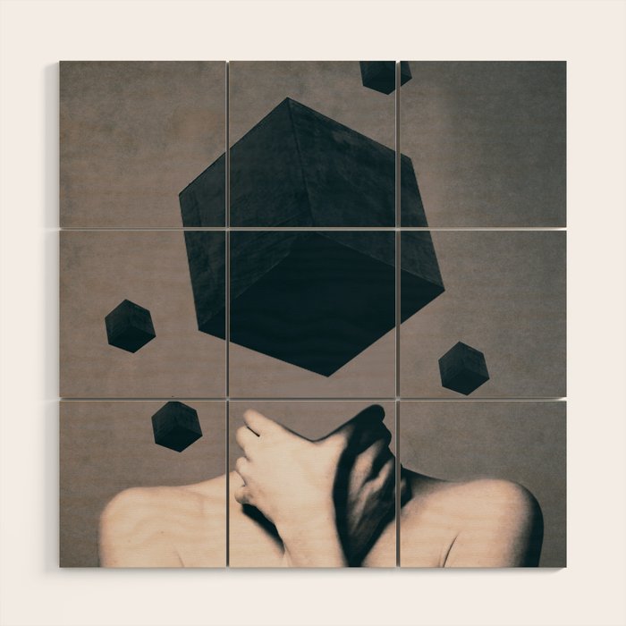 Think Outside The Box Wood Wall Art Gallery Image 1