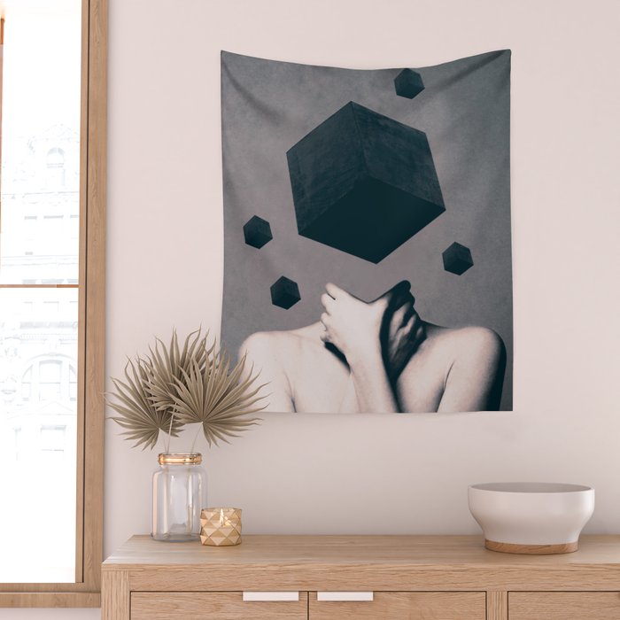 Think Outside The Box Wall Tapestry Gallery Image 2