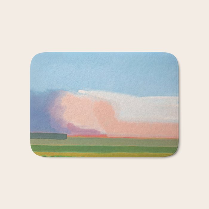 Abstract Evening Landscape  Bath Mat Gallery Image 1