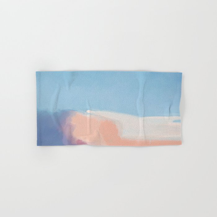 Abstract Evening Landscape  Bath Towel Gallery Image 1