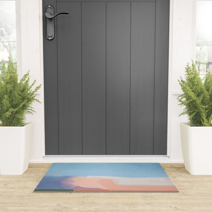Abstract Evening Landscape  Welcome Mat Gallery Image 3