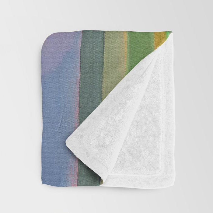 Abstract Evening Landscape  Throw Blanket Gallery Image 3