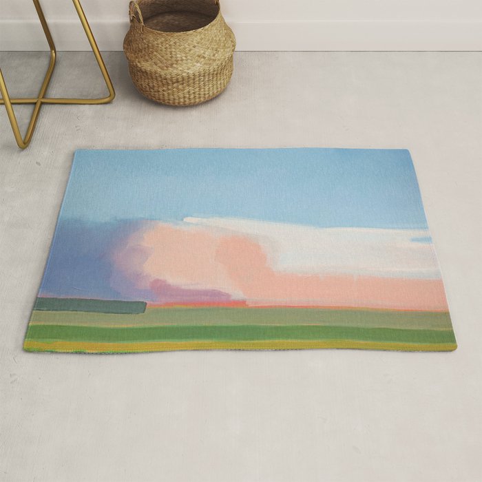 Abstract Evening Landscape  Rug Gallery Image 1