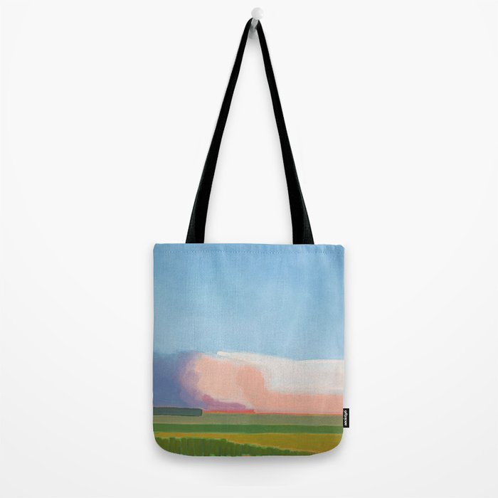 Abstract Evening Landscape  Tote Bag Gallery Image 2
