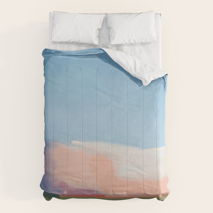 Abstract Evening Landscape  Comforter Gallery Image 6