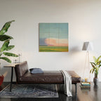 Abstract Evening Landscape  Wood Wall Art Gallery Image 2