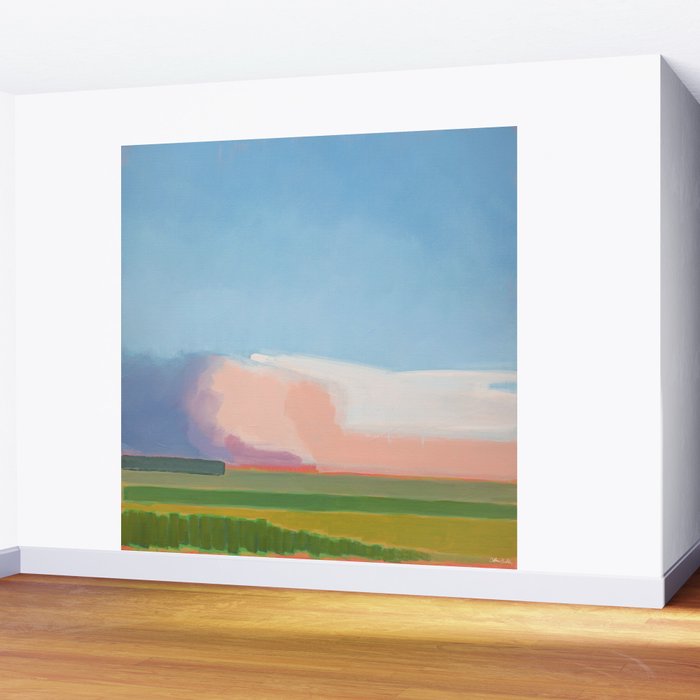 Abstract Evening Landscape  Wall Mural Gallery Image 2