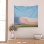 Abstract Evening Landscape  Wall Tapestry Gallery Image 2