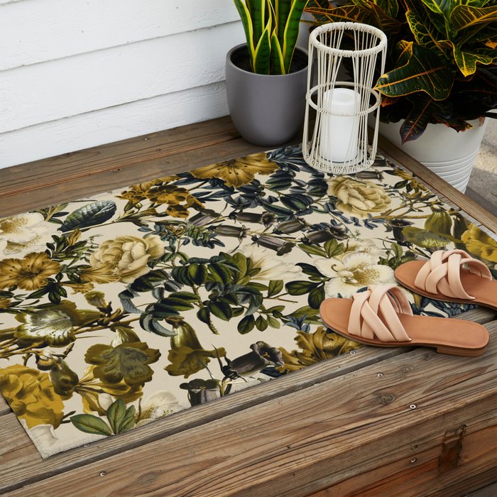 Warm Winter Garden Outdoor Rug Gallery Image 2