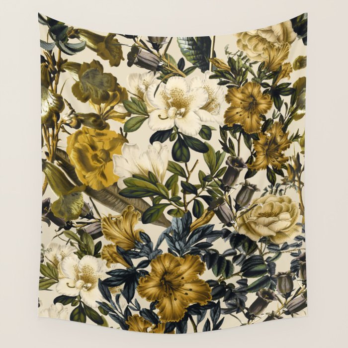Warm Winter Garden Wall Tapestry Gallery Image 1