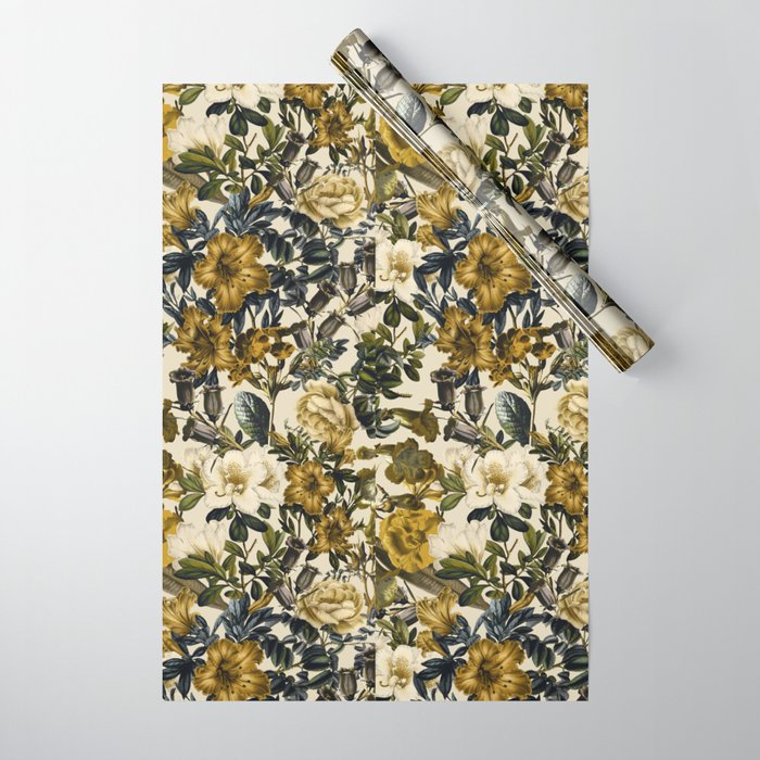 Warm Winter Garden Wrapping Paper Gallery Image 1