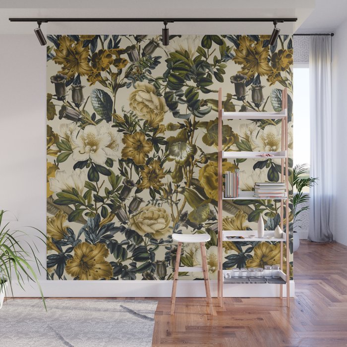 Warm Winter Garden Wall Mural Gallery Image 1