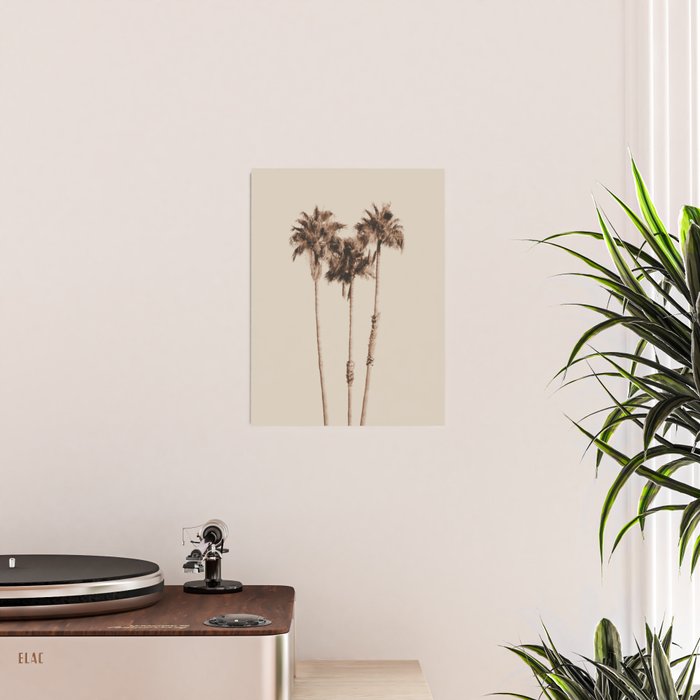 Palm Trees Earthy Vibes #1 #wall #decor #art #society6 Poster Gallery Image 2
