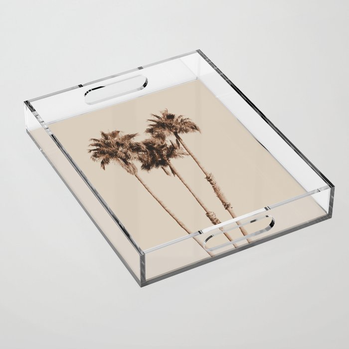 Palm Trees Earthy Vibes #1 #wall #decor #art #society6 Acrylic Tray Gallery Image 1