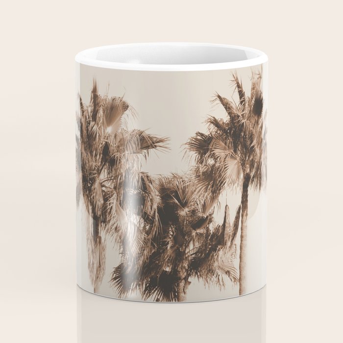 Palm Trees Earthy Vibes #1 #wall #decor #art #society6 Coffee Mug Gallery Image 4