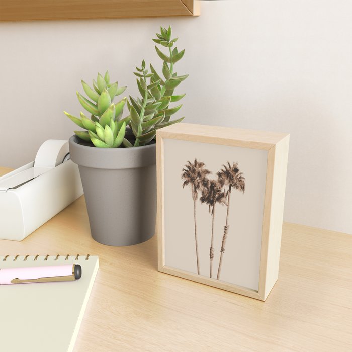 Palm Trees Earthy Vibes #1 #wall #decor #art #society6 Mini Art Print Gallery Image 2