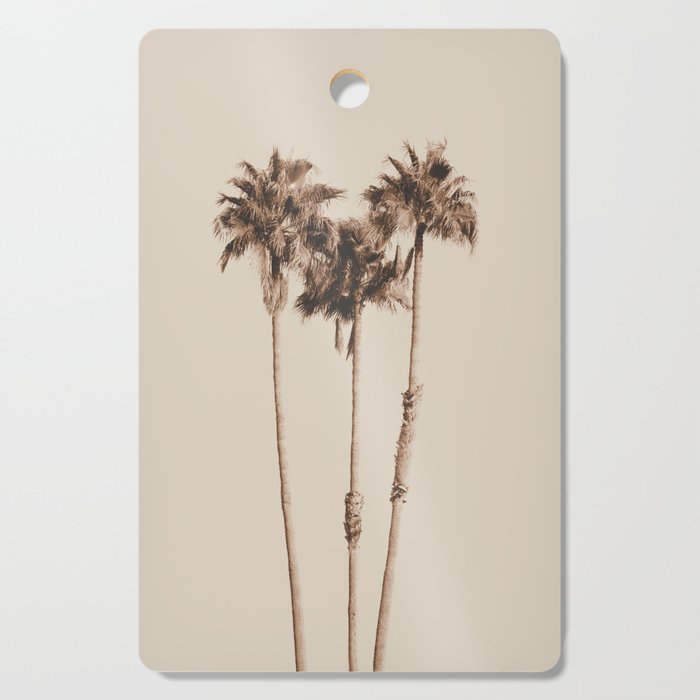 Palm Trees Earthy Vibes #1 #wall #decor #art #society6 Cutting Board Gallery Image 1