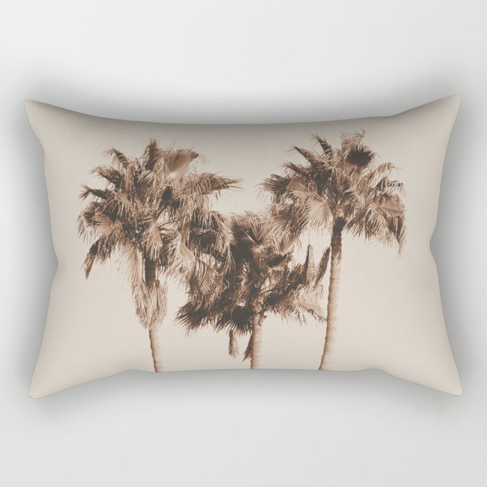 Palm Trees Earthy Vibes #1 #wall #decor #art #society6 Rectangular Pillow Gallery Image 1