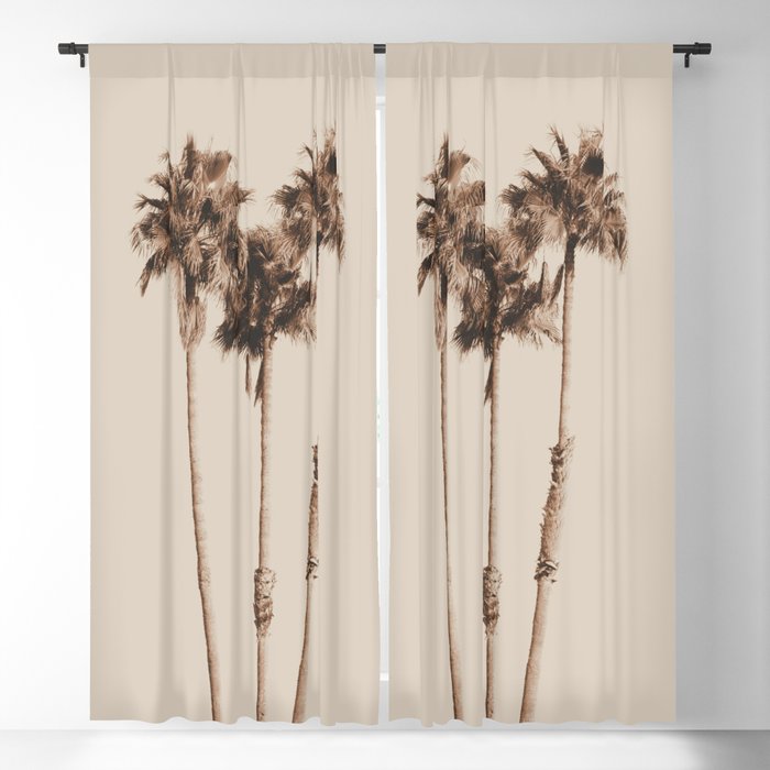 Palm Trees Earthy Vibes #1 #wall #decor #art #society6 Window Curtain Gallery Image 5