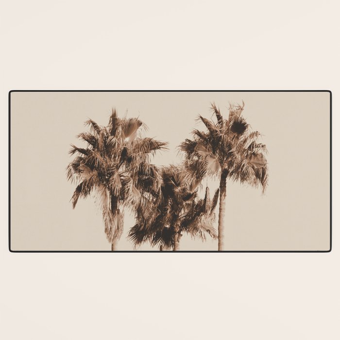 Palm Trees Earthy Vibes #1 #wall #decor #art #society6 Desk Mat Gallery Image 3
