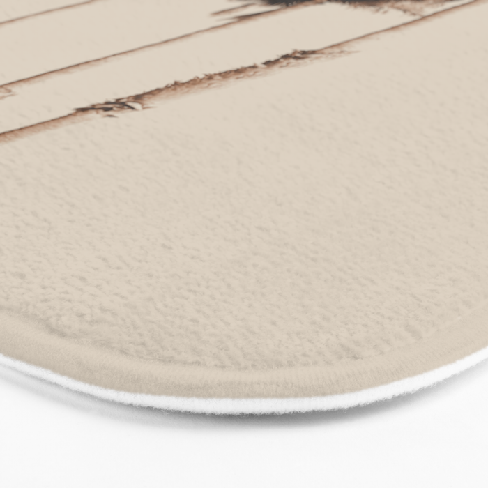 Palm Trees Earthy Vibes #1 #wall #decor #art #society6 Bath Mat Gallery Image 3