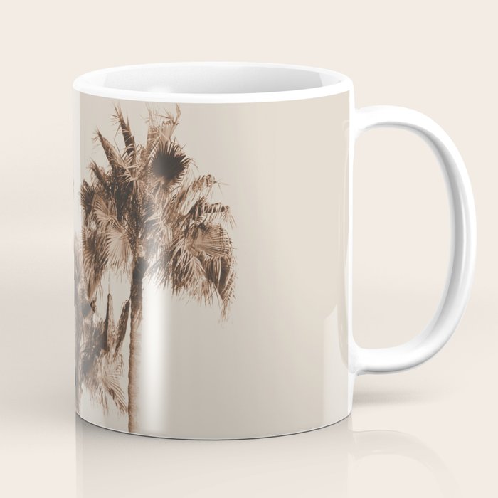 Palm Trees Earthy Vibes #1 #wall #decor #art #society6 Coffee Mug Gallery Image 1