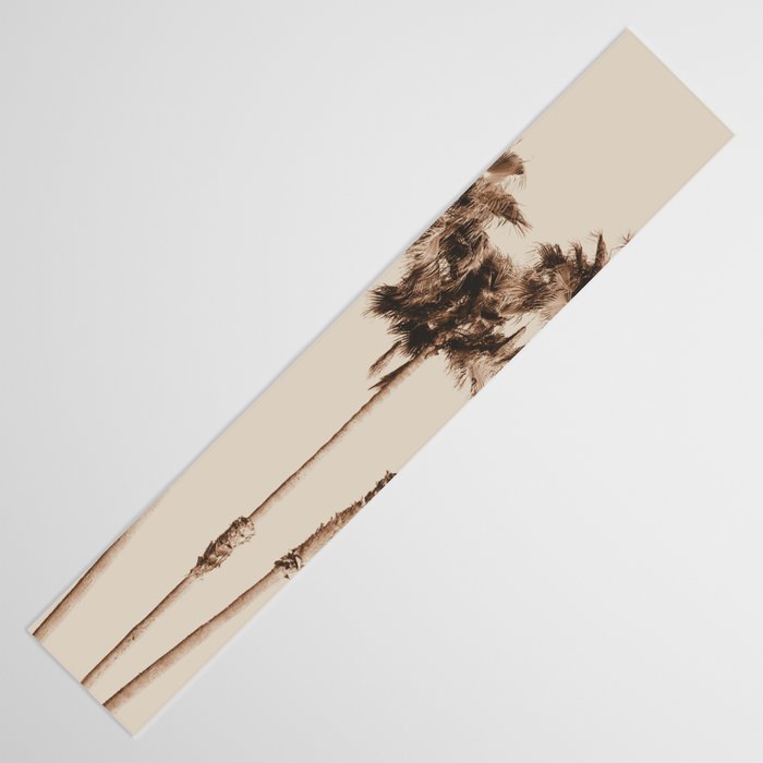 Palm Trees Earthy Vibes #1 #wall #decor #art #society6 Table Runner Gallery Image 3