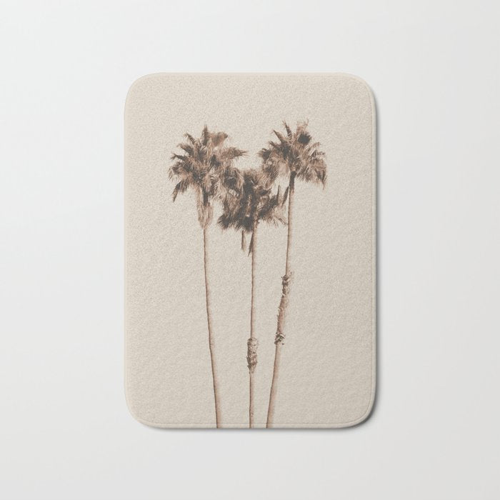 Palm Trees Earthy Vibes #1 #wall #decor #art #society6 Bath Mat Gallery Image 1