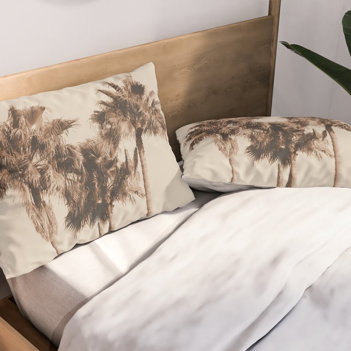 Palm Trees Earthy Vibes #1 #wall #decor #art #society6 Pillow Sham Gallery Image 2