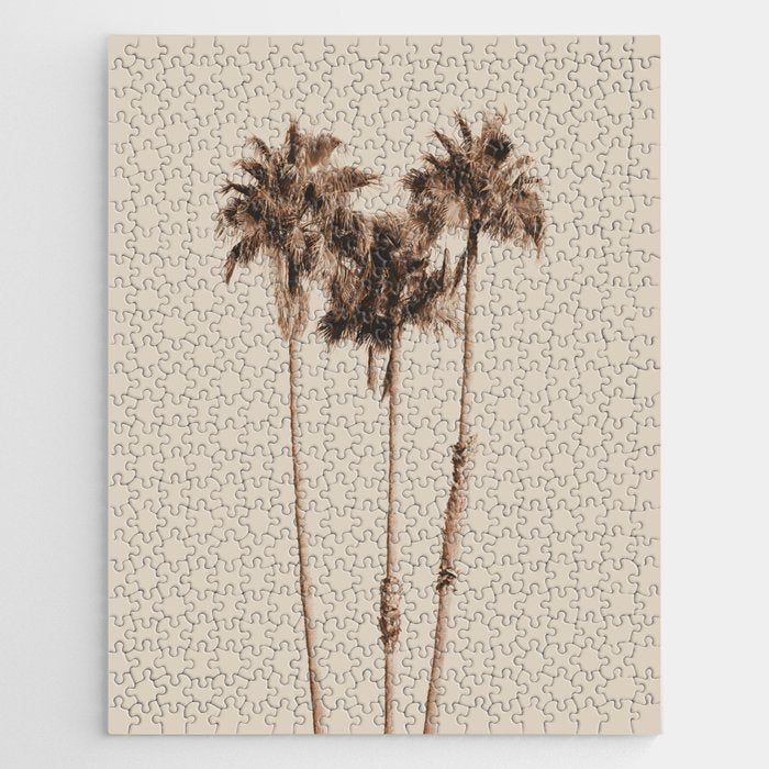 Palm Trees Earthy Vibes #1 #wall #decor #art #society6 Jigsaw Puzzle Gallery Image 1