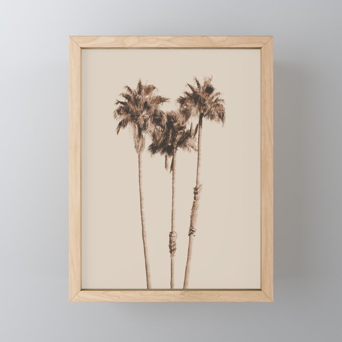 Palm Trees Earthy Vibes #1 #wall #decor #art #society6 Mini Art Print Gallery Image 1