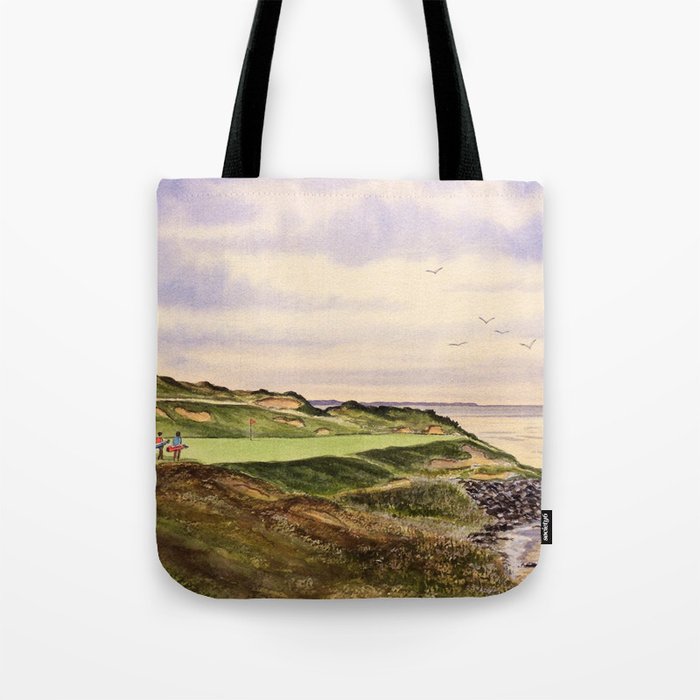 Whistling Straits Golf Course Hole 7 Tote Bag Gallery Image 1