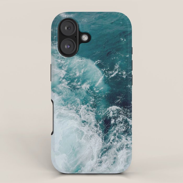 Ocean Waves (Teal) iPhone Case