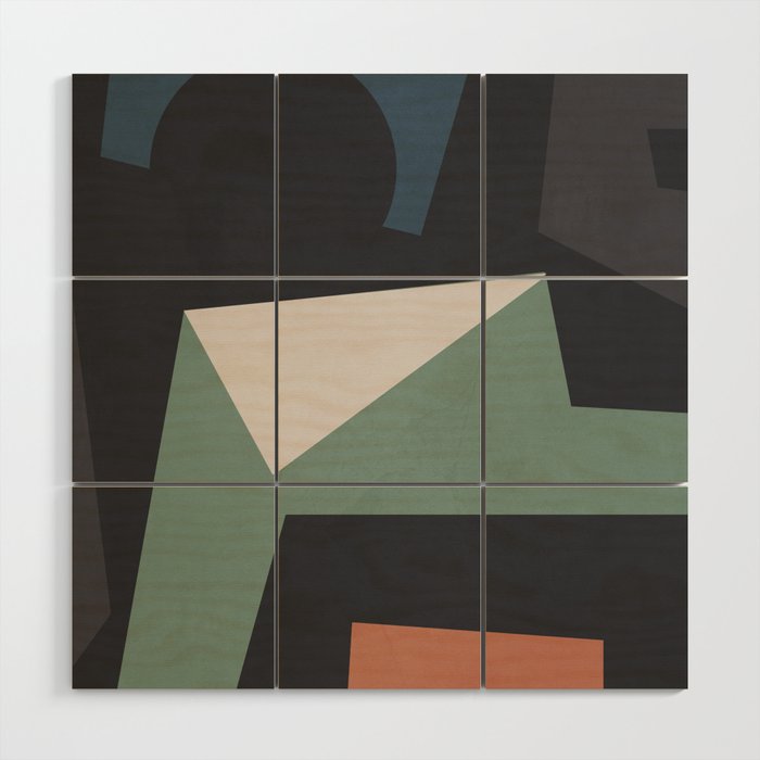 Modern Abstract Art 21 Wood Wall Art Gallery Image 1