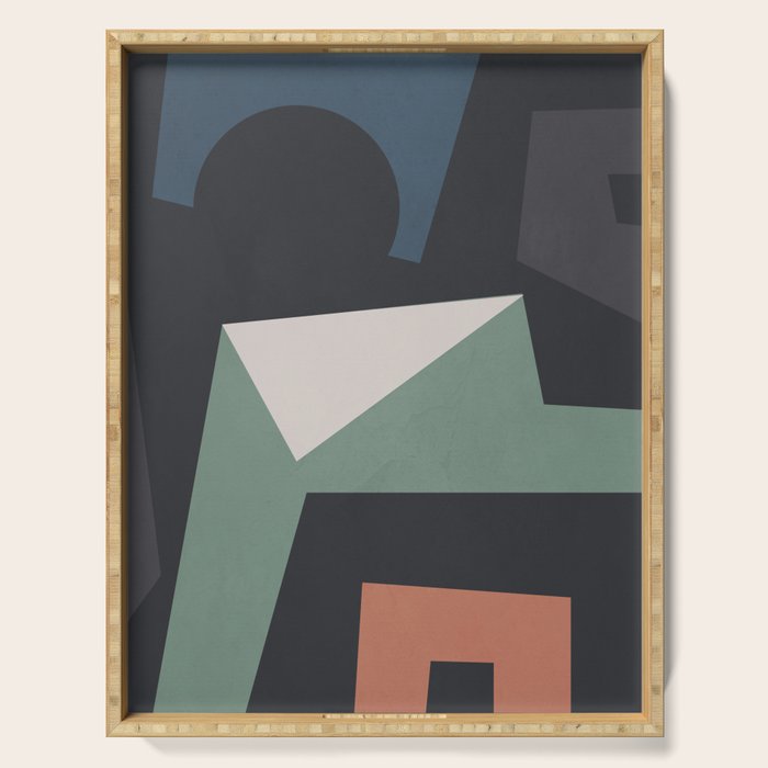Modern Abstract Art 21 Serving Tray Gallery Image 1