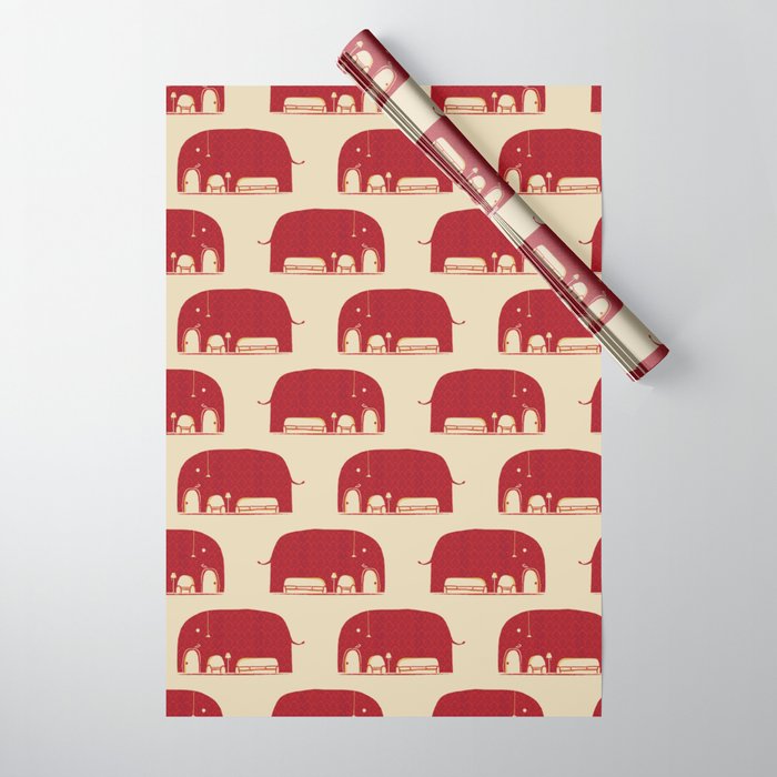 Elephanticus Roomious Wrapping Paper Gallery Image 1