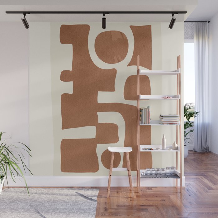 Modern Abstract Minimal Art 12 Wall Mural Gallery Image 1