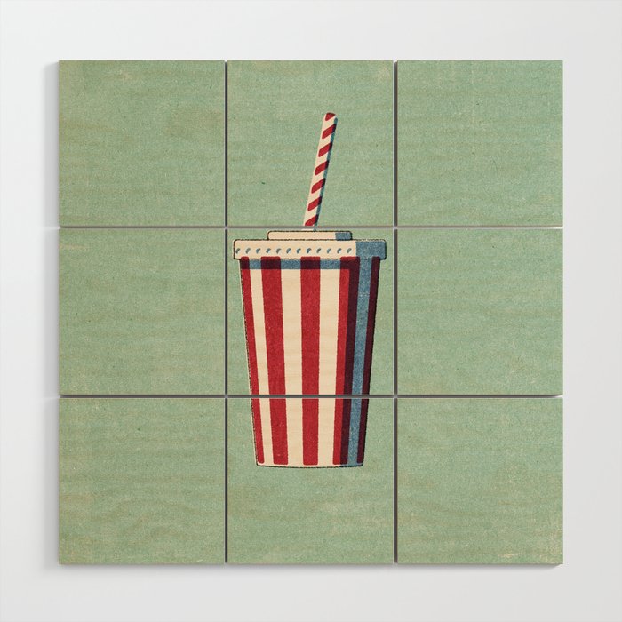 FAST FOOD / Softdrink Wood Wall Art Gallery Image 1
