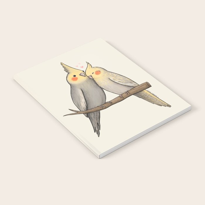Cockatiel Cuddle Notebook